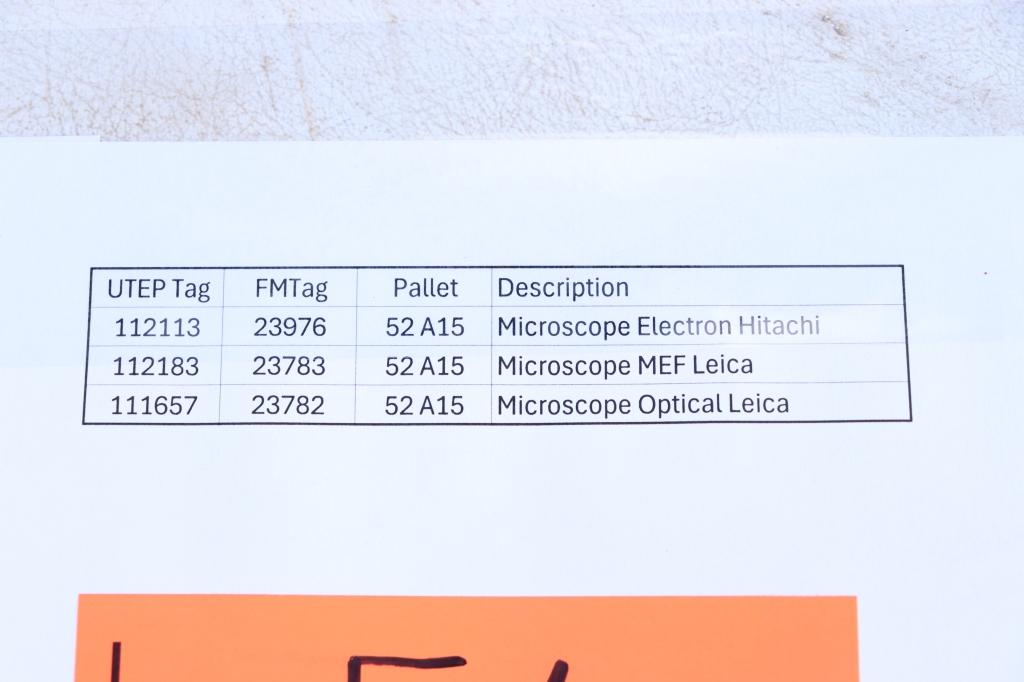 UTEP College Surplus- BIG Microscopes