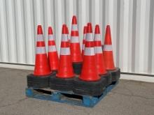 UNUSED (50)pcs Construction Safety Traffic Cones