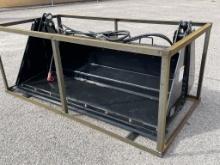 UNUSED Hydraulic Skid-Steer 75" 4-in-1 Bucket