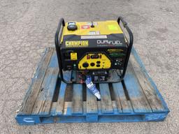 UNUSED Champion 4750Watt Duel Fuel Generator-A