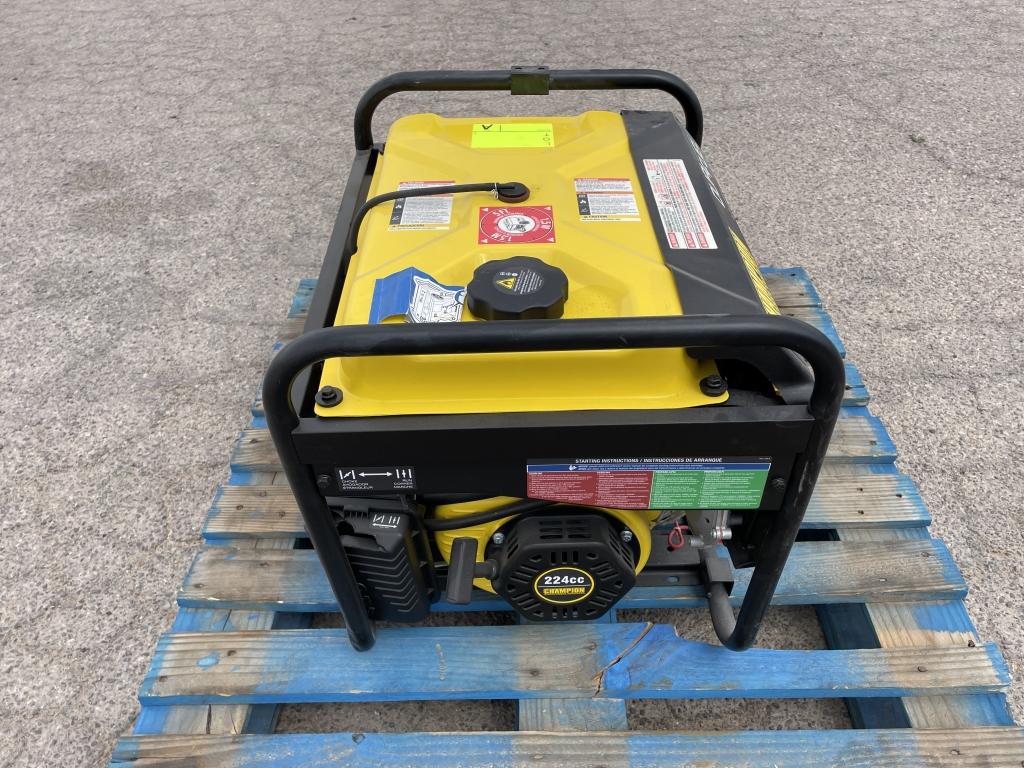 UNUSED Champion 4750Watt Duel Fuel Generator-A