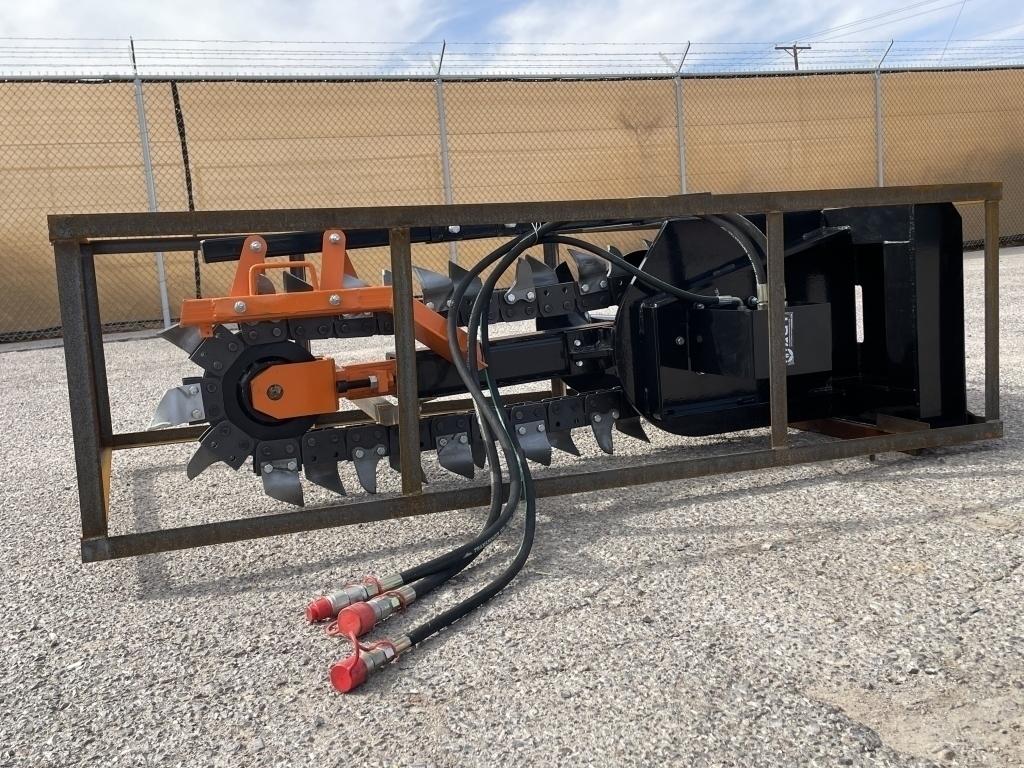 UNUSED Hydraulic Skid-Steer 60" Trencher