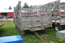 Wooden Hay Wagon