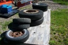 (7) Assorted Tires and Rims