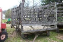 Wooden Hay Wagon