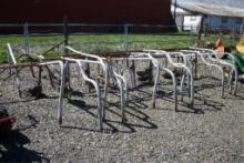 Cow Stanchions w/water buckets
