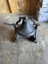 Cast Iron Bell with Base