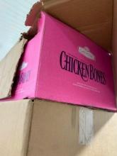 2 BOXES OF CHICKEN BONES