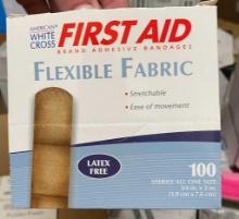 12 BOXES OF FIRST AID BANDAIDS