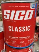 4 GALLONS OF SICO TINTABLE WHITE PAINT, INTERIOR