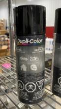 5 CANS OF BLACK SPRAY PAINT