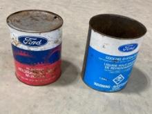 2 VINTAGE FORD TINS