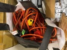 BAG OF EXTENSION CORDS