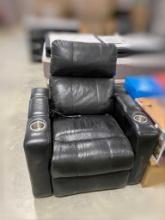 LEATHER POWER RECLINER