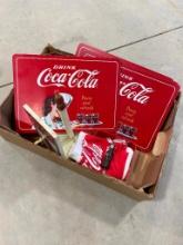 BOX OF COKE MEMORABILIA