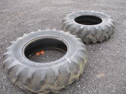 Pair Goodyear 16.9x28 Tractor Tires