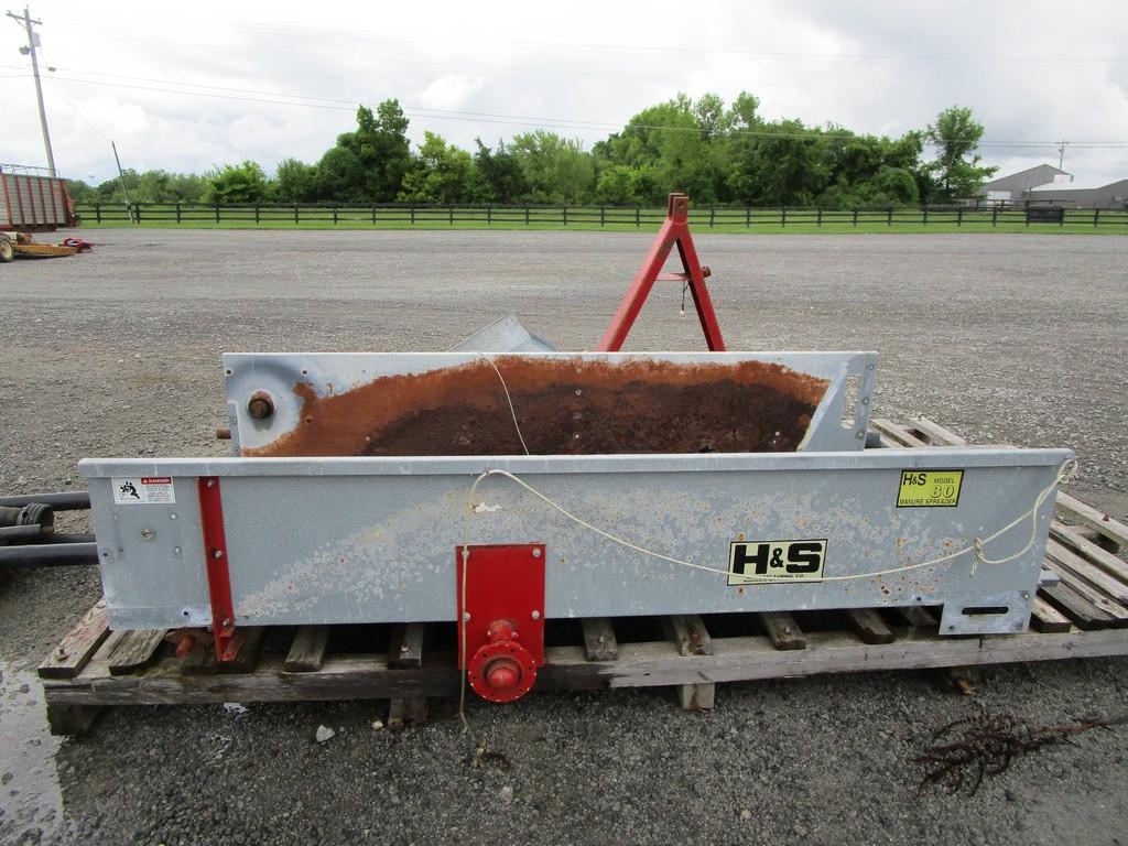 H+S 80 MANURE SPREADER