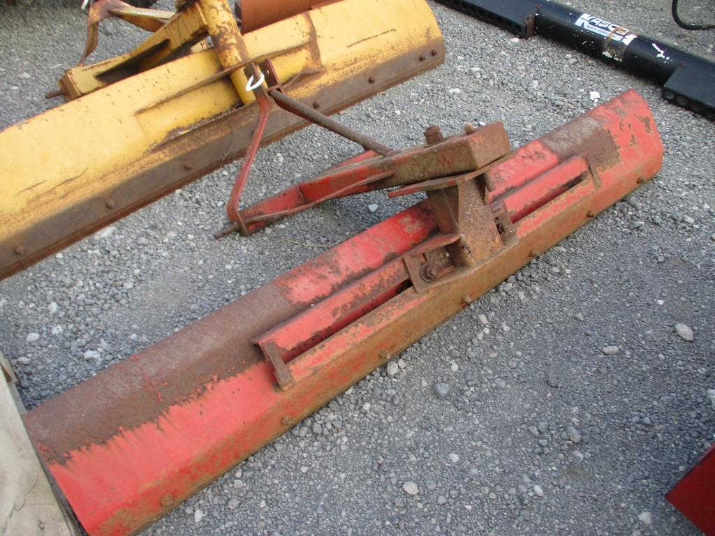 RED 7' GRADER BLADE