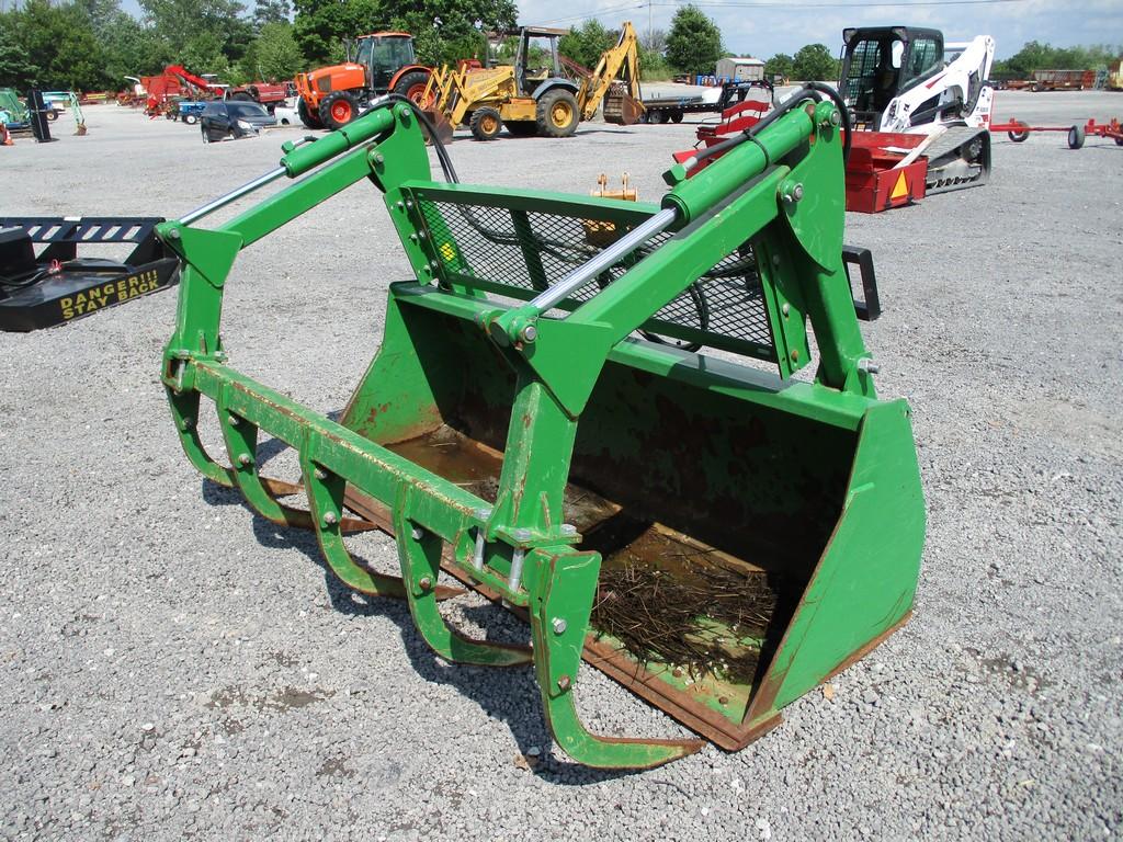 GREEN 84" GRAPPLE BUCKET