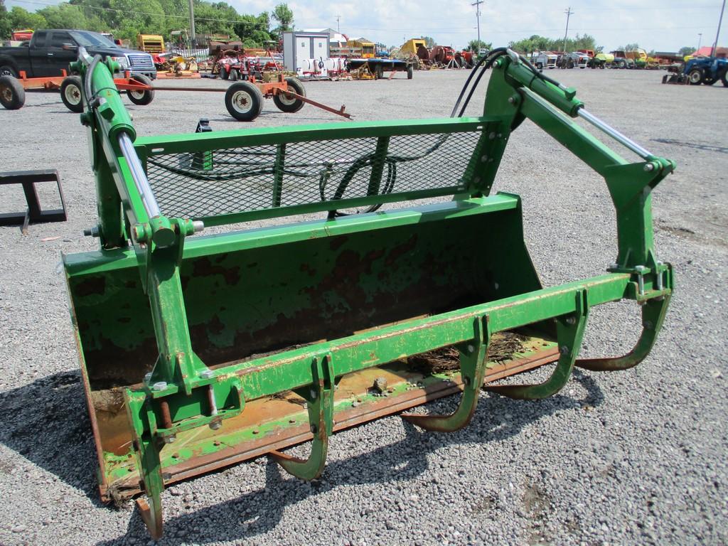 GREEN 84" GRAPPLE BUCKET