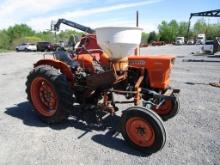 KUBOTA L245H TRACTOR W SIDE DRESSOR & FRONT CULT