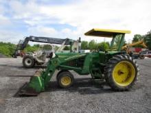 JOHN DEERE 2510 TRACTOR W JD 720 LOADER TRICYCLE