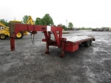 RED GOOSENECK 20'+5' TRAILER