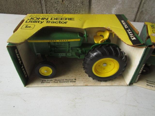 2 John Deere Toy Tractors NIB