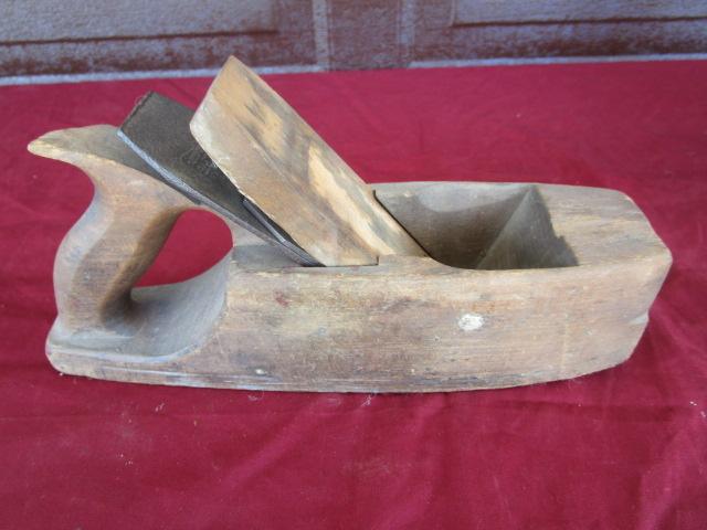 Stoneware Jug & Woodworking Plane