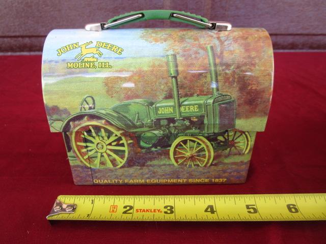 John Deere advertising tins