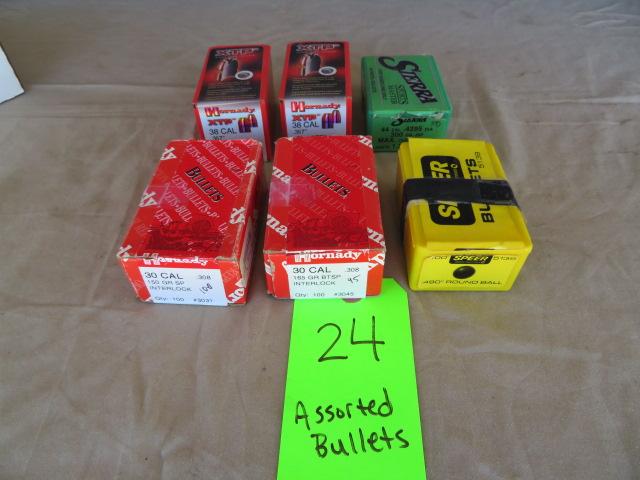 Assorted bullets