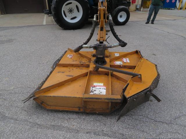 New Holland TS110 Tractor w/Alamo boom mower