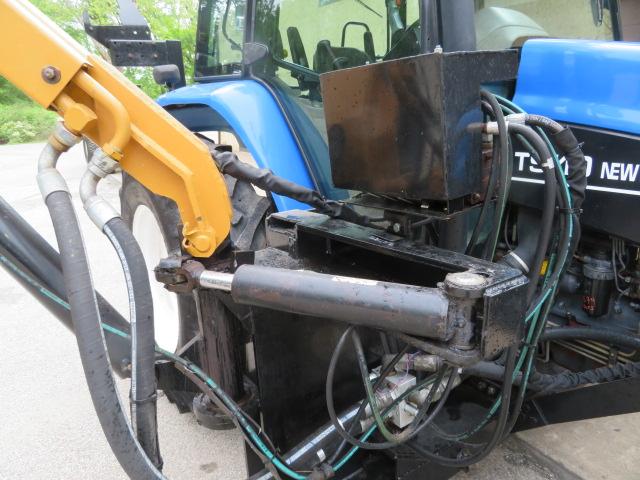 New Holland TS110 Tractor w/Alamo boom mower