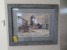 Framed Watercolor Picture