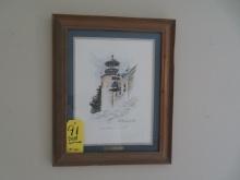 Framed Picture - Lighthouse