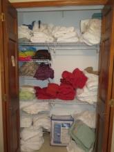 Contents of Closet, Linens, Towels, Rugs