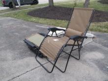 (4) Folding Recliner Chairs
