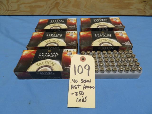 .40 S&W Ammo - 250 rnds