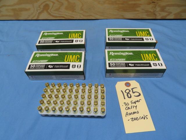 .30 Super Carry Ammo - 200 rnds