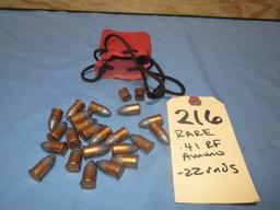 RARE .41 Rimfire Ammo - 22 rnds