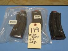 (3) Sig Sauer 522 Magazines