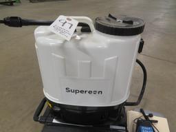 Supereon Electrostatic Backpack Sprayer w/cart