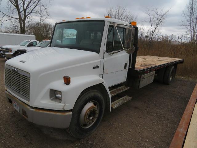 1998 Freightliner FL60 24' Flatbed Truck