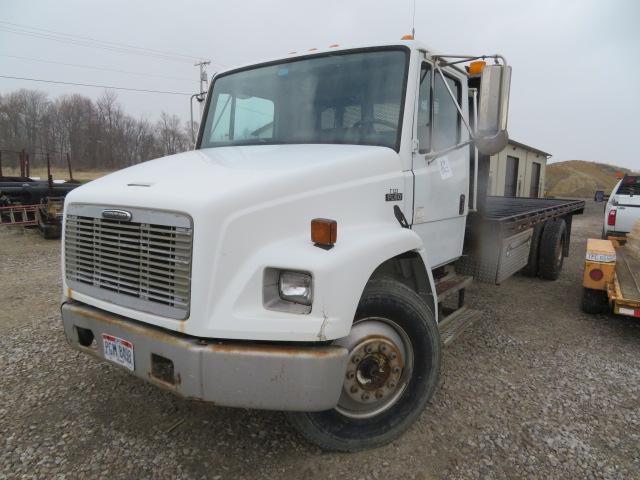 1998 Freightliner FL60 24' Flatbed Truck