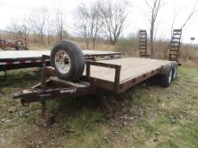 Bray 7'x20' Equipment Trailer