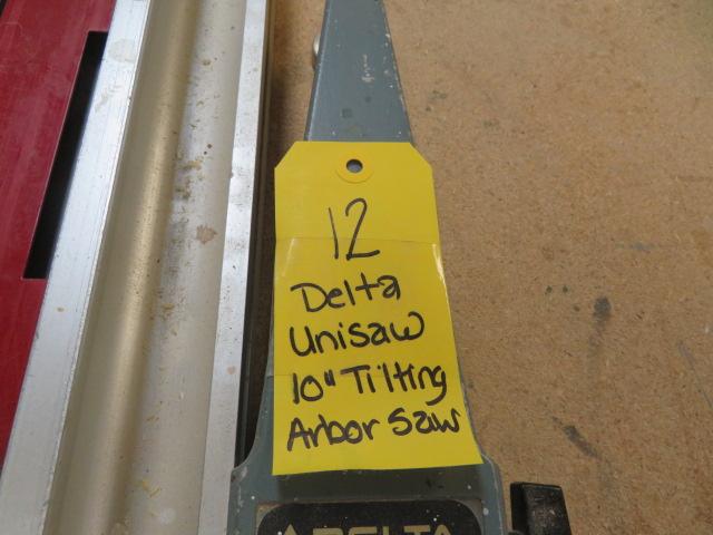 Delta 10" Unisaw Table Saw