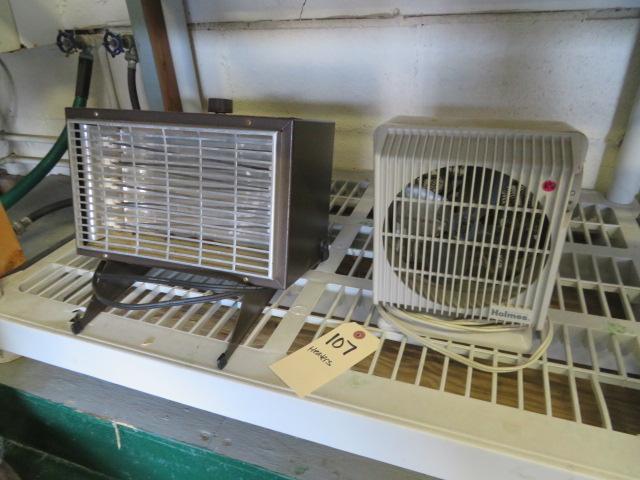 (2) Electric Space Heaters