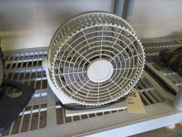 (2) Electric fans