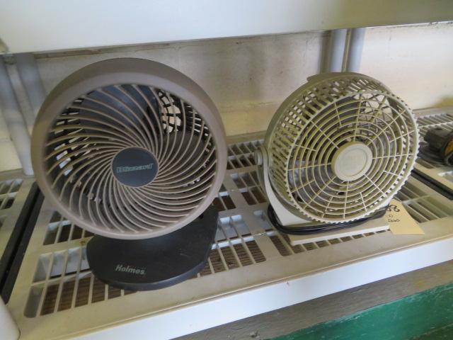 (2) Electric fans