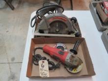 Circular Saw, Angle Grinder